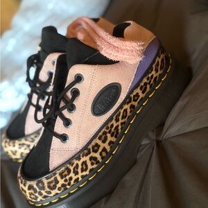 Dr. Marten’s BUZZ Platforms Leopard & Pink